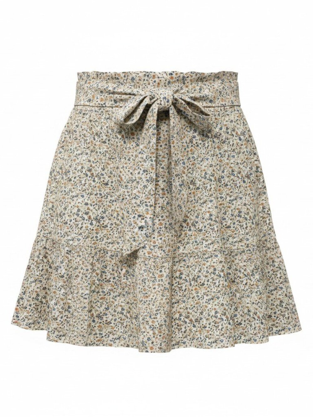 Madewell Tie-Waist Tiered Mini Skirt Fieldwalk Floral - Size M